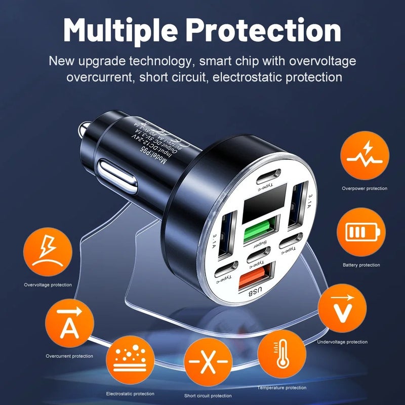 Bluejw 15W 3.1A USB Car Charger, Type C PD Fast Charging Car Adapter for iPhone 13 12 11 Pro Max, Automobile Chargers - Image 5